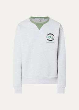 PAL Sporting Goods Heren Sweater met logo in de kleur Grijsmele, maat: XL