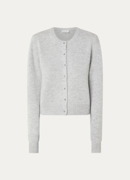 Copenhagen Muse Dames CMSienna fijngebreide pullover van wol met ronde hals in de kleur Lichtgrijs, maat: L