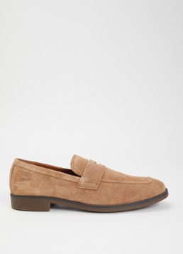 Vagabond Shoemakers Heren Troy loafer van suède in de kleur Zand, maat: 44