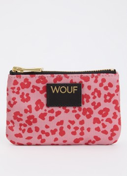 Wouf Dames Roar portemonnee met print in de kleur Roze, maat: 1maat