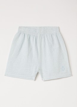 Molo Jongens Solar straight fit korte broek in de kleur Lichtblauw, maat: 6M=68