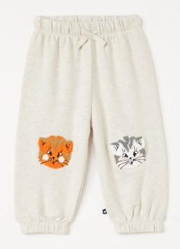 Molo Jongens Simon tapered fit joggingbroek in de kleur Rood, maat: 1M=56