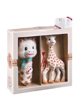 Sophie de Giraf Jongens Sophiesticated cadeauset small set van 5 in de kleur Donkerbeige, maat: 1 Size