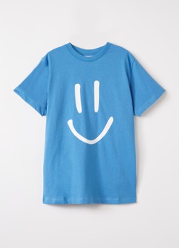 Molo Jongens Roxo T-shirt met print in de kleur Blauw, maat: 5-6Y=116