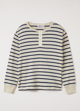 Molo Jongens Riff longsleeve met print in de kleur Beige, maat: 3-4Y=104