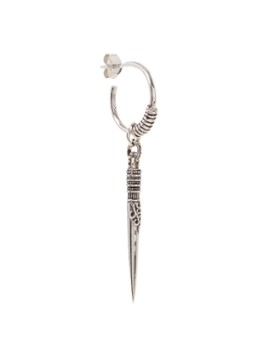 Ba&sh Dames Olivia enkele oorsteker met hanger in de kleur Zilver