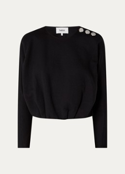 Ba&sh Dames Branny T-shirt met ronde hals in de kleur Zwart