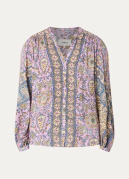 Ba&sh Dames Simi blouse met print in de kleur Paars