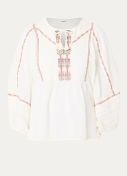 Ba&sh Dames Poeme tuniek met print in de kleur Gebroken wit