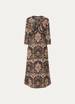 Ba&sh Dames Zonoa maxi jurk met print in de kleur Zwart