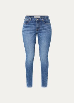 Ba&sh Dames Niko mid waist skinny jeans met medium wassing in de kleur Indigo