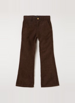 Molo Meisjes Aida flared broek van corduroy in de kleur Bruin, maat: 15-16Y=176