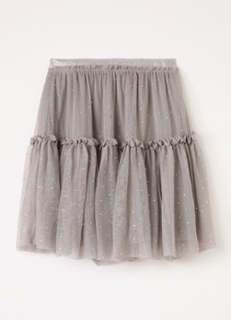 Molo Meisjes Bille minirok met strass in de kleur Donkerbeige, maat: 11-12Y=152