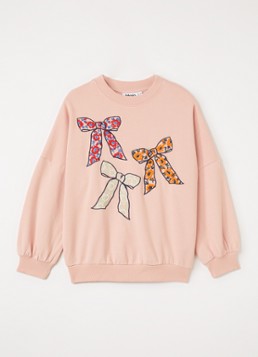 Molo Meisjes Marika sweater met print in de kleur Roze, maat: 11-12Y=152