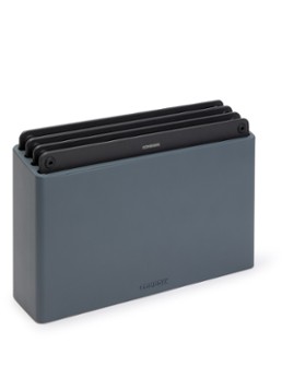 Combekk Snijplank 22 x 32 cm set van 4 Zwart - Deal