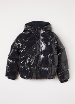 Gosoaky Meisjes Flashy Dragon puffer jack met glanzende finish in de kleur Donkerblauw, maat: 122/128
