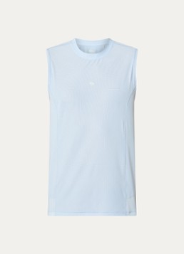 Represent Heren 247 Hybrid trainings tanktop met print in de kleur Lichtblauw, maat: S