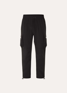 Represent Heren 247 tapered fit cargobroek met klepzakken in de kleur Zwart, maat: M