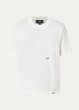 Represent Heren T-shirt met logo in de kleur Gebroken wit, maat: XL