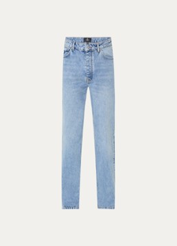 Represent Heren Heaton straight fit jeans met lichte wassing in de kleur Indigo, maat: 34
