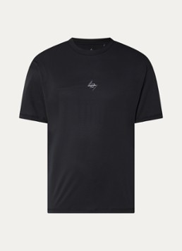 Represent Heren 247 Knight T-shirt met logo- en backprint in de kleur Zwart, maat: XL