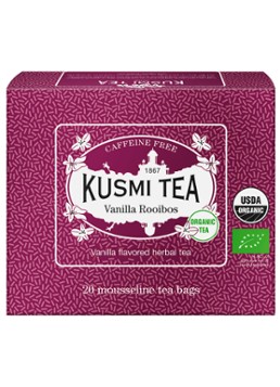 Kusmi Tea Vanilla Rooibos theezakjes 20 stuks Beige - Deal
