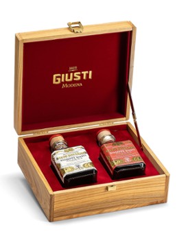 Giusti Balsamico di Modena 2 & 3 Medaglie balsamicoazijn 2 x 100 ml Geen kleur