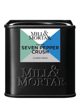 Mill & Mortar Seven Pepper Crush peper 50 gram Zwart - Deal