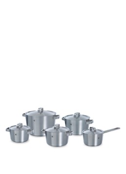 BK Conical+ pannenset 5-delig Zilver - Deal