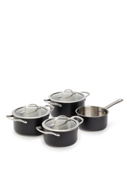 BK Purity Black pannenset 4-delig Zwart - Deal