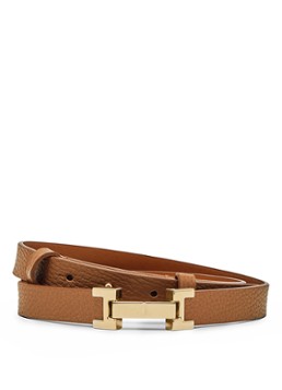 Reiss Dames Hayley riem van leer in de kleur Bruin