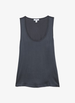 Reiss Dames Ruby top van zijde in de kleur Blauw