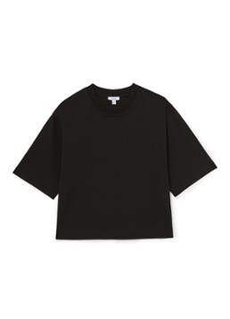 Reiss Dames Lara oversized T-shirt in de kleur Black / Zwart