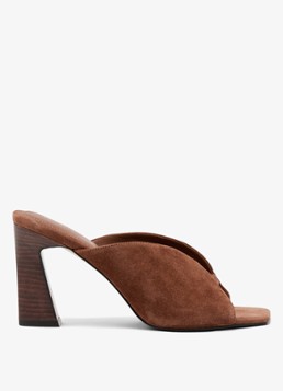 Reiss Dames Tiffany muiltje van suède in de kleur Bruin