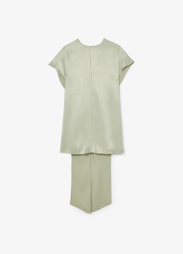 Reiss Dames Alice mini jurk met gedrapeerd detail in de kleur Zilver
