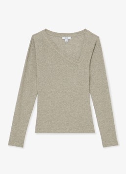 Reiss Dames Fliss top met asymmetrische hals in de kleur Goud