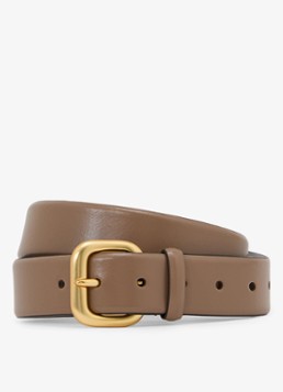 Reiss Dames Arden riem van leer in de kleur Bruin