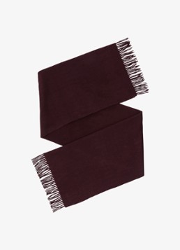 Reiss Dames Picton sjaal van wol en kasjmier in de kleur Paars
