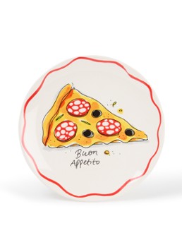 Blond Amsterdam Buon Appetito pizzabord 18 cm Gebroken wit - Deal
