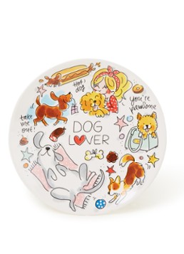 Blond Amsterdam Dog Lover ontbijtbord 22 cm Multicolor - Deal