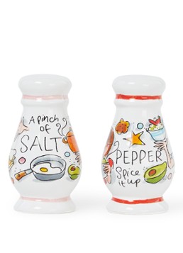 Blond Amsterdam Peper- en zoutstel 10 cm 2-delig Multicolor - Deal