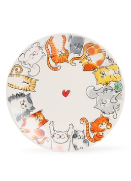 Blond Amsterdam Cat ontbijtbord 22 cm Multicolor - Deal
