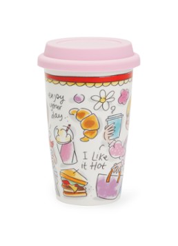 Blond Amsterdam Sweet Life thermosbeker 40 cl Gebroken wit - Deal