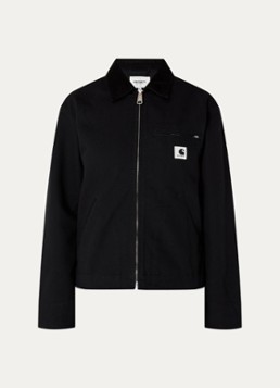 Carhartt WIP Dames Jack met details van corduroy en steekzakken in de kleur Zwart, maat: S