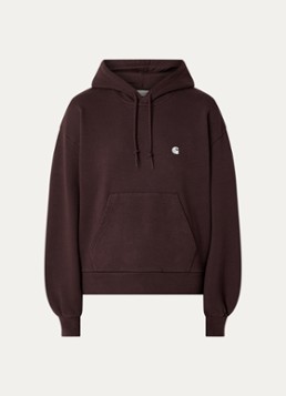 Carhartt WIP Dames Casey hoodie met logo in de kleur Bruin, maat: L