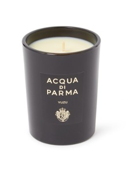 Acqua di Parma Signatures Yuzu geurkaars 200 gram Zwart - Deal