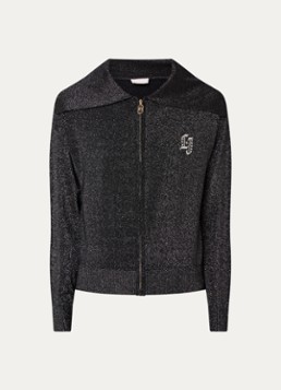 Liu Jo Dames Set van sweatvest met mouwloze top 2-delig in de kleur Zwart