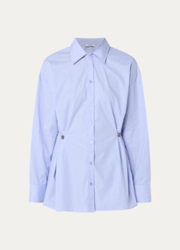 Liu Jo Dames Blouse met kraag in de kleur Blauwgrijs
