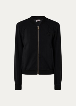 Liu Jo Dames Sweatvest met opstaande kraag in de kleur Zwart