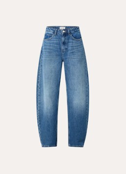 Fabienne Chapot Dames Betty high waist loose fit jeans met medium wassing in de kleur Indigo